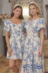 Juba Floral Ordy Smocked Midi Dress